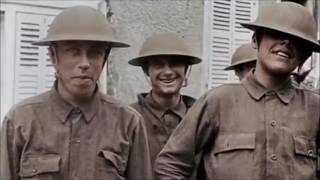 Over There  US army WW1 footage in Color [upl. by Haroldson509]