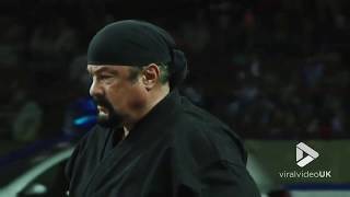 Steven Seagal shows how to fight off multiple opponents [upl. by Stella]