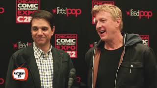 Ralph Macchio and William Zabka remember Pat Morita [upl. by Rap433]