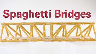 Spaghetti Bridges [upl. by Lorrin]