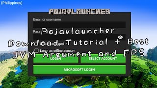 How To Install Pojavlauncher on Android with The Best JVM Argument and FPS [upl. by Tiat]