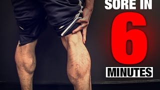 Calf Workout SORE IN 6 MINUTES [upl. by Hubsher]