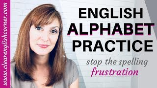 How to Say English Letters American English Alphabet Pronunciation [upl. by Omer]