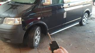 VW Transporter T5 Central Locking Not Working fault 01330 [upl. by Nlycaj]