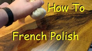 How to French Polish  Woodworking Finish with Shellac [upl. by Misak]