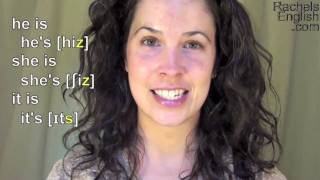 How to Pronounce Contractions American English Pronunciation [upl. by Eentroc]