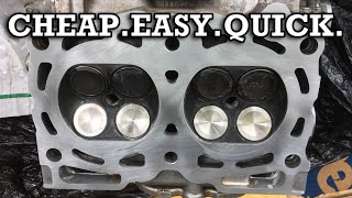 DIY Subaru Cylinder Head Resurfacing Method [upl. by Nospmoht172]