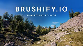 Brushify  Using Procedural Foliage in Unreal Engine 4 Tutorial [upl. by Gruchot]