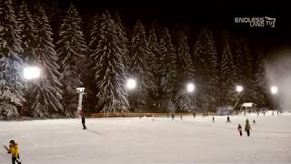 4K LIVE FROM THE SKI SLOPE BRADUL THE NIGHT SNOW IN POIANA BRASOV ROMANIA [upl. by Kazmirci167]