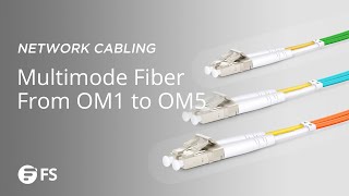 Multimode Fiber Optic Cables Differences Between OM1 OM2 OM3 OM4 amp OM5  FS [upl. by Takeo109]