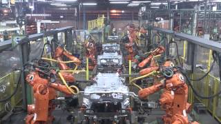 Spotwelding robots  Automotive industry [upl. by Chris]