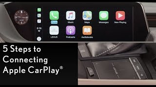 HowTo Connect to Apple CarPlay  Lexus [upl. by Marino]