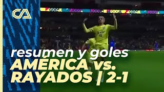 Resumen y goles  América 21 Monterrey  Clausura 2023  Jornada 14 [upl. by Yecram]