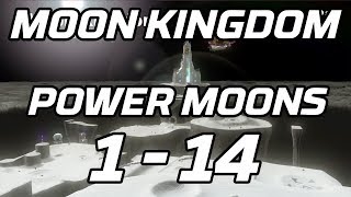 Super Mario Odyssey Moon Kingdom Power Moons 1  14 Guide [upl. by Gerti]