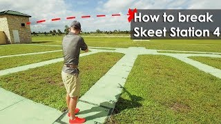 Skeet Shooting Tips  Station 4  by ShotKam [upl. by Trotter963]