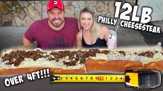 THE 200 PHILLY CHEESESTEAK CHALLENGE ft Randy Santel [upl. by Sudbury]