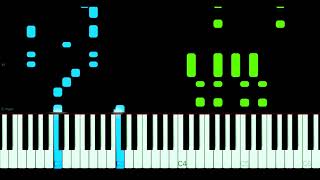 Boney M  Rivers of Babylon Piano Tutorial [upl. by Atinar]