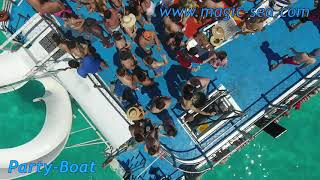 Cancun Spring Break Party on boat [upl. by Hindu]