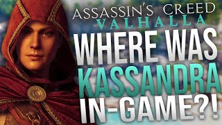 Where Is Kassandra In Assassins Creed Valhalla YES SHE IS ALIVE DURING THIS GAME [upl. by Trilbie]