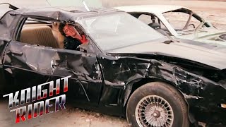 KITT Destroyed By The Juggernaut  Knight Rider [upl. by Lincoln445]