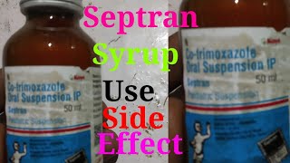 Septran Syrup CoTrimoxazole Oral Suspension Paediatric Syrup Septran Syrup Hindi Details Use [upl. by Humph664]