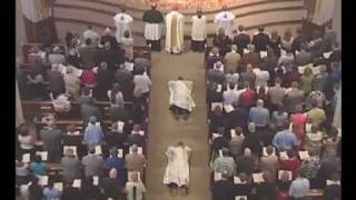 Ordination Mass  Litany of the Saints [upl. by Ikcaj]