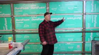 How To Insulate Your Garage Door  CHEAP amp Effective [upl. by Anawqahs]