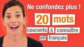 Paronymes  ne confondez plus ces 20 mots courants  Vocabulaire français [upl. by Reagan]