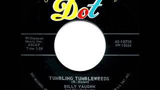 1958 HITS ARCHIVE Tumbling Tumbleweeds  Billy Vaughn [upl. by Htebirol]