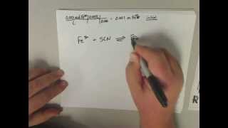 CHEM113L Equilibrium Constant Postlab Analysis [upl. by Rovit]