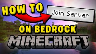 How To Join Custom Servers On Minecraft Bedrock Edition [upl. by Bonine865]