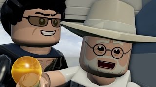 LEGO Jurassic World Walkthrough Part 1 Prologue  The Park is Open Jurassic Park [upl. by Clem547]