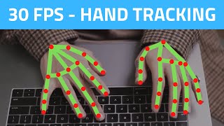 Hand Tracking 30 FPS using CPU  OpenCV Python 2021  Computer Vision [upl. by Nojid]