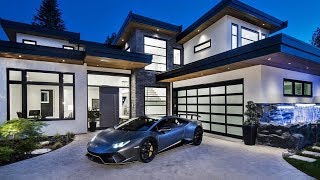 Magnificent New UltraLuxury Modern Dream Home In North Vancouver’s Edgemont Village [upl. by Nahtanha760]