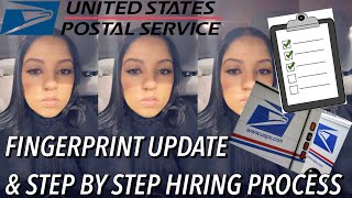 My USPS Hiring ProcessUSPS Fingerprint ProcessRCACCAMy Experience [upl. by Locklin]