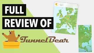 TunnelBear REVIEW 2022⭐  Why You Should Maybe Avoid This VPN Provider ❌ FREE VERSION [upl. by Ydaj]