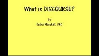 Discourse [upl. by Eleanora]