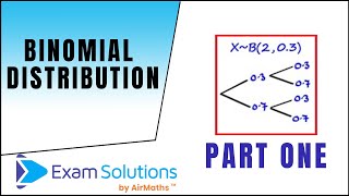 Binomial Distribution Introduction  ExamSolutions [upl. by Einolem532]