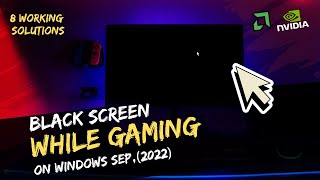 How To Fix Screen Going Black While Gaming  BlackScreen While Gaming 2023 [upl. by Ximenez]