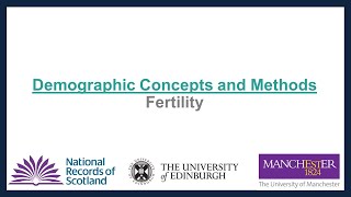 12 Demographic Concepts Fertility [upl. by Joete]