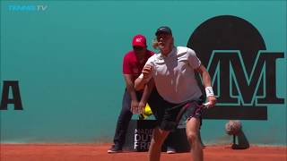 Denis Shapovalovs huge backhand winners en route to beating Raonic  Mutua Madrid Open 2018 [upl. by Aisac]