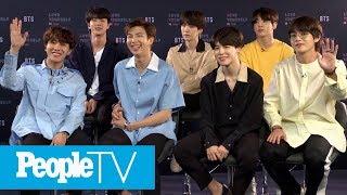 Full Interview BTS On What They Love About Themselves Each Other Dream Artist Collabs  PeopleTV [upl. by Lindsay62]