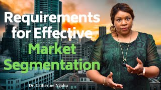 5 Conditions for Effective Market Segmentation with Examples [upl. by Eimmat]