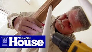 How to Replace a Stair Railing  This Old House [upl. by Rabah]