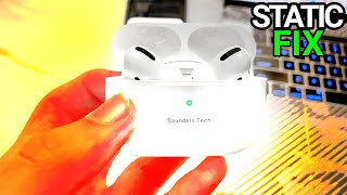 How To FIX AirPods Pro Crackling  Static Noise Sounds 100 FIX [upl. by Theodor341]