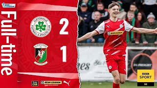 HIGHLIGHTS  Cliftonville 21 Glentoran [upl. by Aubry]