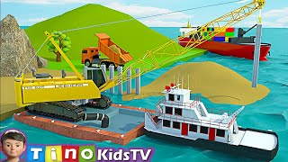 Excavator and Dump Truck Videos for Toddlers amp Babies  Preschool Learning Videos [upl. by Ruggiero]