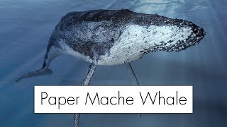 Making a Giant Paper Mache Whale [upl. by Treva]