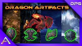 All Dragon Artifact Caves  ARK Survival Evolved  The Island [upl. by Naik]