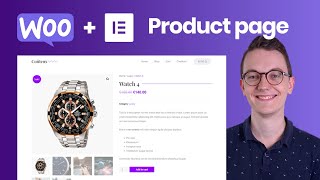 Woocommerce Product Page with Elementor Pro  How to build it yourself [upl. by Siramed]